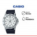 Casio – Montre en bracelet résine noir – Argentée cadran blanc – Étanche – MTP-VD300-7B Casio – Montre en bracelet résine noir – Argentée cadran blanc – Étanche – MTP-VD300-7B
