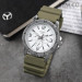 Casio – Montre en bracelet résine vert – Étanche – Argentée cadran blanc – MTP-VD300-3B Casio – Montre en bracelet résine vert – Étanche – Argentée cadran blanc – MTP-VD300-3B