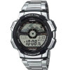 Casio – Montre digital pour hommes – Étanche 100 m – Bracelet en acier inoxydable – AE-1100WD-1AVDF