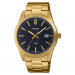 Casio – Montre dorée, cadran noir et index dorés pour hommes – Afficheur de date – Tout en acier inoxydable – MTP-VD03G-1A Casio – Montre dorée, cadran noir et index dorés pour hommes – Afficheur de date – Tout en acier inoxydable – MTP-VD03G-1A