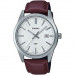 Casio – Montre classique en bracelet cuir marron pour hommes – Fond blanc avec dateur – MTP-VD03L-5A Casio – Montre classique en bracelet cuir marron pour hommes – Fond blanc avec dateur – MTP-VD03L-5A