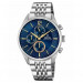 Festina – Montre fond bleu pour hommes – Chronographe – Tout en acier inoxydable – F20285/3 Festina – Montre fond bleu pour hommes – Chronographe – Tout en acier inoxydable – F20285/3
