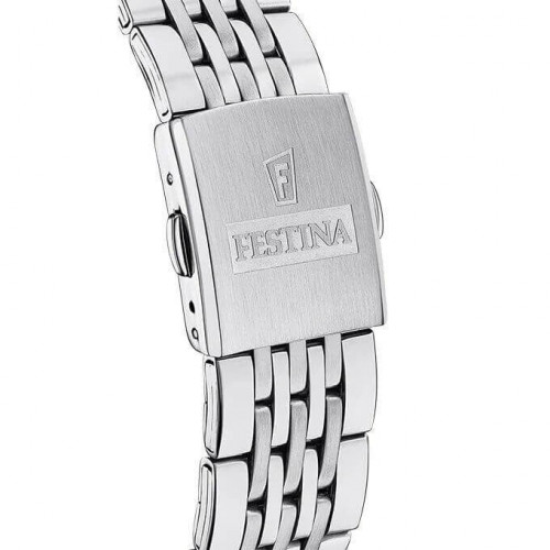 Festina – Montre fond bleu pour hommes – Chronographe – Tout en acier inoxydable – F20285/3 Festina – Montre fond bleu pour hommes – Chronographe – Tout en acier inoxydable – F20285/3