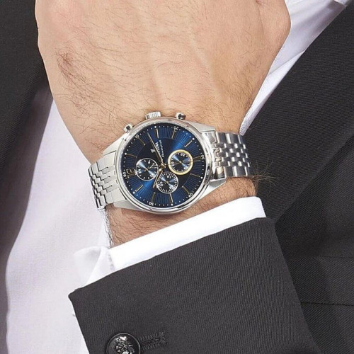 Festina – Montre fond bleu pour hommes – Chronographe – Tout en acier inoxydable – F20285/3 Festina – Montre fond bleu pour hommes – Chronographe – Tout en acier inoxydable – F20285/3