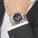 Festina – Montre fond bleu pour hommes – Chronographe – Tout en acier inoxydable – F20285/3 Festina – Montre fond bleu pour hommes – Chronographe – Tout en acier inoxydable – F20285/3