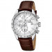 Festina – Chronographe en bracelet cuir marron pour hommes – Avec dateur – Étanche 50 m – F16760/1 Festina – Chronographe en bracelet cuir marron pour hommes – Avec dateur – Étanche 50 m – F16760/1