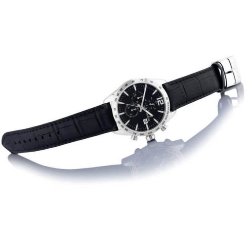 Festina – Pour hommes en bracelet cuir noir – Chronographe – Avec dateur et bracelet cuir noir – F16760/4 Festina – Pour hommes en bracelet cuir noir – Chronographe – Avec dateur et bracelet cuir noir – F16760/4