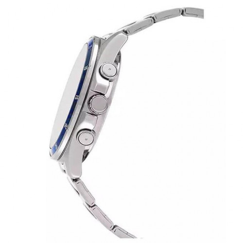 Casio – Fond noir avec 3 cadrans blancs – Étanche 50 m & tout en acier inoxydable – MTP-1374D-1A3V Casio – Fond noir avec 3 cadrans blancs – Étanche 50 m & tout en acier inoxydable – MTP-1374D-1A3V