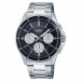 Casio – Fond noir avec 3 cadrans blancs – Étanche 50 m & tout en acier inoxydable – MTP-1374D-1A3V Casio – Fond noir avec 3 cadrans blancs – Étanche 50 m & tout en acier inoxydable – MTP-1374D-1A3V