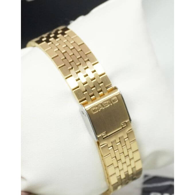 Casio – Dorée avec Bluetooth® pour connecter au smartphone – Vintage Collection – Bracelet inoxydable – ABL-100WEG-9A