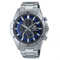 Casio – Chronomètre & extra plate – sportif et solaire – Verre saphir anti-rayures – tout en acier inoxydable – EFS-S610D-1AV