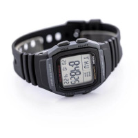 Casio – Montre digitale pour hommes – Bracelet en résine noir – Autonomie pile 10 ans – W-96H-1BV