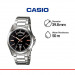 Casio – Fond noir avec index et tiret en bronze. Indicateur de date, jour/mois. Étanchéité de 50 mètres. – MTP-1370D-1A2 Casio – Fond noir avec index et tiret en bronze. Indicateur de date, jour/mois. Étanchéité de 50 mètres. – MTP-1370D-1A2