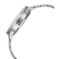 Casio – Fond rouge cramoisi avec dateur pour hommes – Tout en acier inoxydable – MTP-VD01D-4BV