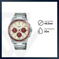 Casio – Montre fond vert-turquoise pour hommes – avec dateur – étanche 50 m – MTP-VD01D-3E1V