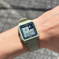 Casio – Montre qui s’adapte à tous les poignets – vert – Étanche – alarme – LF-20W-3ADF