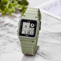 Casio – Montre qui s’adapte à tous les poignets – vert – Étanche – alarme – LF-20W-3ADF
