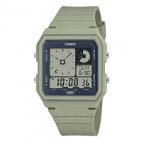 Casio – Montre qui s’adapte à tous les poignets – vert – Étanche – alarme – LF-20W-3ADF