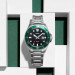 Casio – Montre pour hommes cadran noir & lunette rotative verte – Étanche 200 m – Dateur & tout en acier inoxydable – MDV-107D-3AV Casio – Montre pour hommes cadran noir & lunette rotative verte – Étanche 200 m – Dateur & tout en acier inoxydable – MDV-107D-3AV