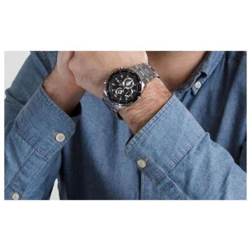 Casio – Edifice Collection – Montre chronographe pour hommes – D. Boîtier 49,5 mm – EFR-539D-1AV Casio – Edifice Collection – Montre chronographe pour hommes – D. Boîtier 49,5 mm – EFR-539D-1AV