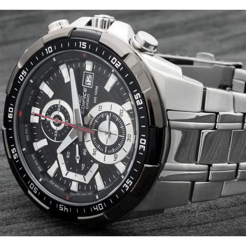 Casio – Edifice Collection – Montre chronographe pour hommes – D. Boîtier 49,5 mm – EFR-539D-1AV Casio – Edifice Collection – Montre chronographe pour hommes – D. Boîtier 49,5 mm – EFR-539D-1AV