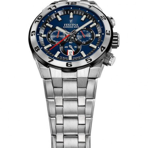 Festina – CHRONO BIKE BLEU – Chronographe & étanche 10 ATM – Tout en acier inoxydable – F20670/1 Festina – CHRONO BIKE BLEU – Chronographe & étanche 10 ATM – Tout en acier inoxydable – F20670/1