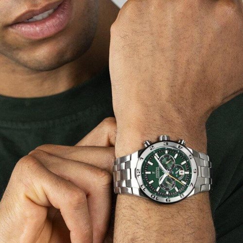 Festina – CHRONO BIKE Collection, Cadran vert avec chronographe – Tout en acier inoxydable – F20670/2 Festina – CHRONO BIKE Collection, Cadran vert avec chronographe – Tout en acier inoxydable – F20670/2
