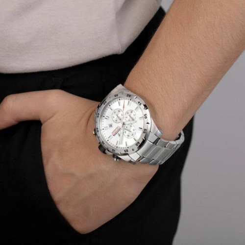 Festina – TIMELESS CHRONOGRAPH – Diamètre boîtier 45,05 mm – WR 100 m, Tout en acier inoxydable – F20463/1 Festina – TIMELESS CHRONOGRAPH – Diamètre boîtier 45,05 mm – WR 100 m, Tout en acier inoxydable – F20463/1