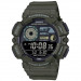 Casio – Montre numérique verte multifonction au design généreux et facile, Étanche 100 m – WS-1500H-3BV Casio – Montre numérique verte multifonction au design généreux et facile, Étanche 100 m – WS-1500H-3BV