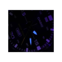 Casio – Sport avec Bouton de lumière – W.R 100 mètres, Cadran noir – Bracelet en résine – MW-620H-1AV