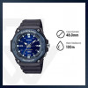 Casio – Montre sport pour hommes, Cadran bleu avec bouton de lumière – Bracelet en résine – MW-620H-2AV