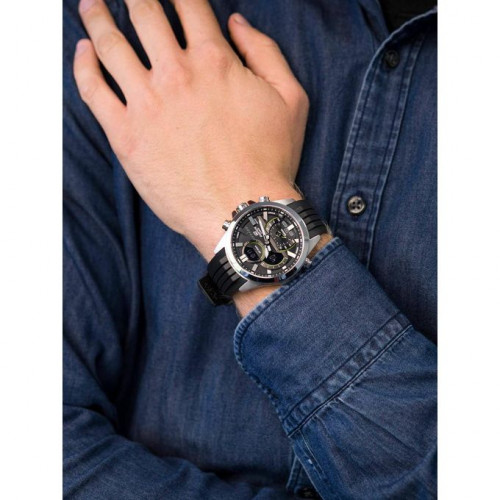 Casio – Bracelet en résine noir – synchronisation par Bluetooth® – Chronographe – ECB-30P-1A Casio – Bracelet en résine noir – synchronisation par Bluetooth® – Chronographe – ECB-30P-1A