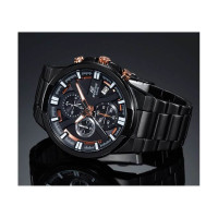 Casio – Conception dynamique et puissante, Chronographe et dateur, Étanche 10 BAR – EFR-544BK-1A9V