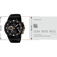 Casio – Conception dynamique et puissante, Chronographe et dateur, Étanche 10 BAR – EFR-544BK-1A9V