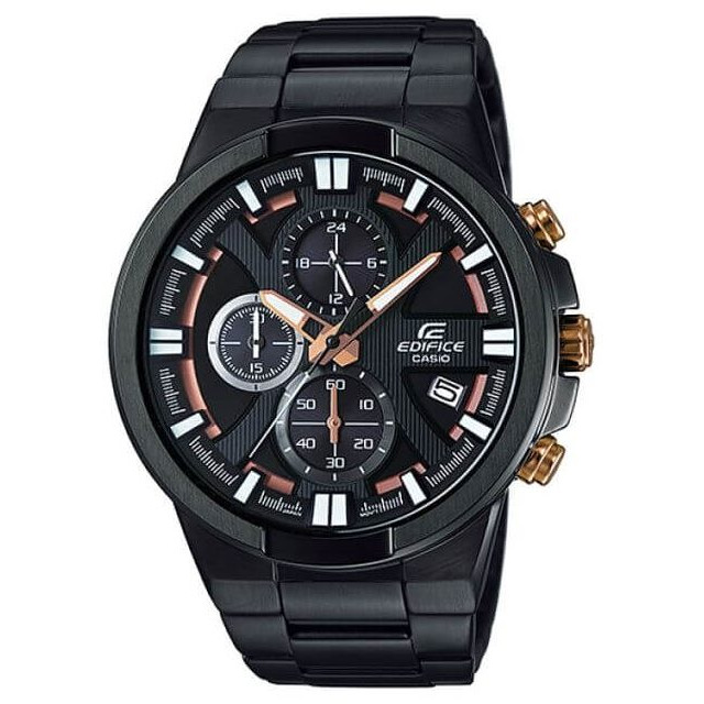 Casio – Conception dynamique et puissante, Chronographe et dateur, Étanche 10 BAR – EFR-544BK-1A9V