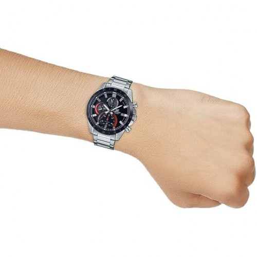 Casio – Conception dynamique et puissante, Chronographe et dateur, Étanche 10 BAR – EFR-544BK-1A9V Casio – Conception dynamique et puissante, Chronographe et dateur, Étanche 10 BAR – EFR-544BK-1A9V