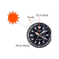 Casio – Montre sportive et élégante avec un anneau de compas rotatif, en acier, WR 50 m – MTD-130D-1A2V