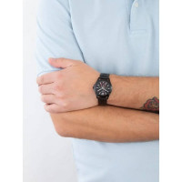 Casio – Noir – Cadran 40 mm en fond noir et avec dateur – Étanche 50 mètres – MTP-E350B-1BVDF