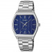 Casio – Blue dial in bold square version – Fully stainless steel – MTP-B140D-2AV Casio – Blue dial in bold square version – Fully stainless steel – MTP-B140D-2AV
