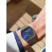 Casio – Blue dial in bold square version – Fully stainless steel – MTP-B140D-2AV Casio – Blue dial in bold square version – Fully stainless steel – MTP-B140D-2AV
