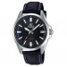 Casio – Edifice classique pour hommes – Étanche 100 m avec dateur sur 3h – Bracelet cuir noir – EFV-100L-1AV Casio – Edifice classique pour hommes – Étanche 100 m avec dateur sur 3h – Bracelet cuir noir – EFV-100L-1AV