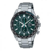 Casio – Montre luxueuse au cadran vert pour hommes – Étanche 10 BAR – Tout en inoxydable – EFR-574DB-3AV