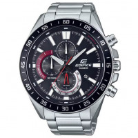 Casio – Diamètre boîtier 50,5 mm – Cadran noir – Chronographe – Tout en acier inoxydable – EFV-620D-1A4V