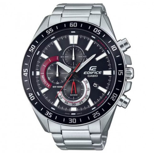 Casio – Diamètre boîtier 50,5 mm – Cadran noir – Chronographe – Tout en acier inoxydable – EFV-620D-1A4V Casio – Diamètre boîtier 50,5 mm – Cadran noir – Chronographe – Tout en acier inoxydable – EFV-620D-1A4V