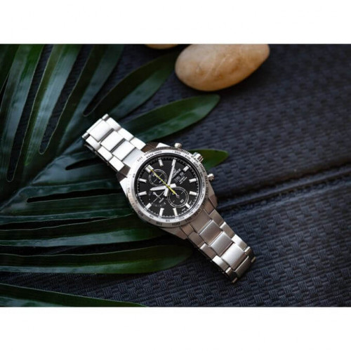 Casio – Diamètre boîtier 42,3 mm, Cadran noir, Edifice Collection, Étanche 100 m, Chronographe – EFR-574D-1AV Casio – Diamètre boîtier 42,3 mm, Cadran noir, Edifice Collection, Étanche 100 m, Chronographe – EFR-574D-1AV