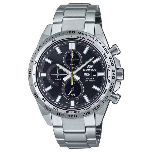 Casio – Diamètre boîtier 42,3 mm, Cadran noir, Edifice Collection, Étanche 100 m, Chronographe – EFR-574D-1AV