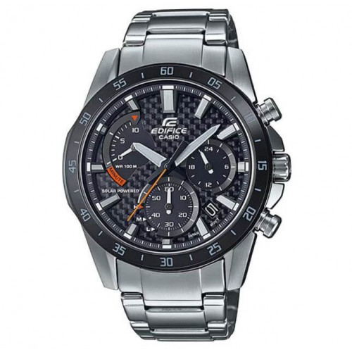 Casio – Edifice à énergie solaire innovante, Cadran en fibre de carbone. Chronographe – EQS-930DB-1AV Casio – Edifice à énergie solaire innovante, Cadran en fibre de carbone. Chronographe – EQS-930DB-1AV