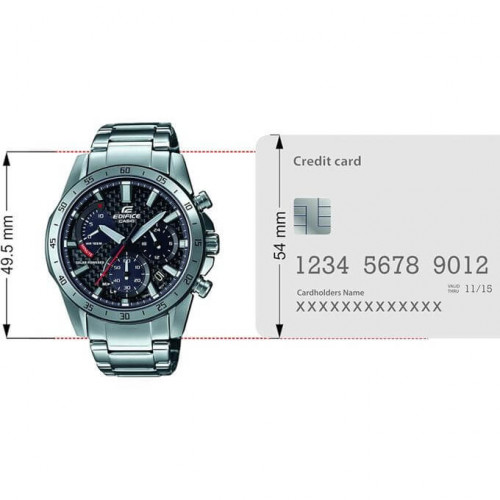 Casio – Edifice à énergie solaire innovante, Cadran en fibre de carbone. Chronographe – EQS-930DB-1AV Casio – Edifice à énergie solaire innovante, Cadran en fibre de carbone. Chronographe – EQS-930DB-1AV