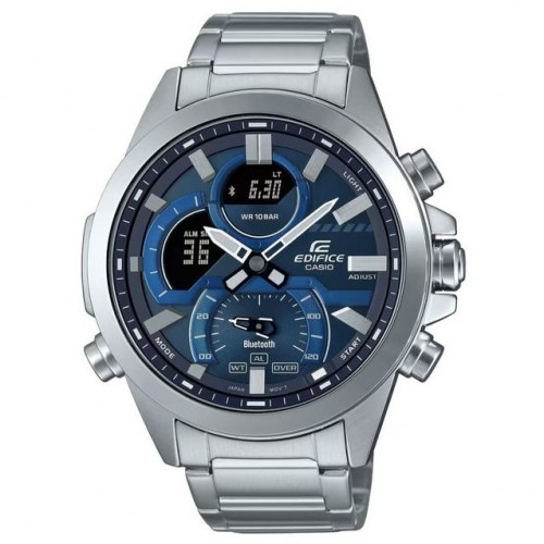 Casio – Cadran bleu, Synchronisation facile avec votre smartphone par Bluetooth® – Chronographe – ECB-30D-2A Casio – Cadran bleu, Synchronisation facile avec votre smartphone par Bluetooth® – Chronographe – ECB-30D-2A