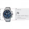 Casio – Cadran bleu, Synchronisation facile avec votre smartphone par Bluetooth® – Chronographe – ECB-30D-2A